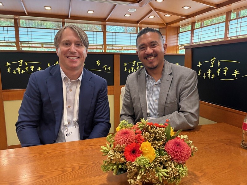 Dustin Parkman and Alan Esguerra from Bentley Systems